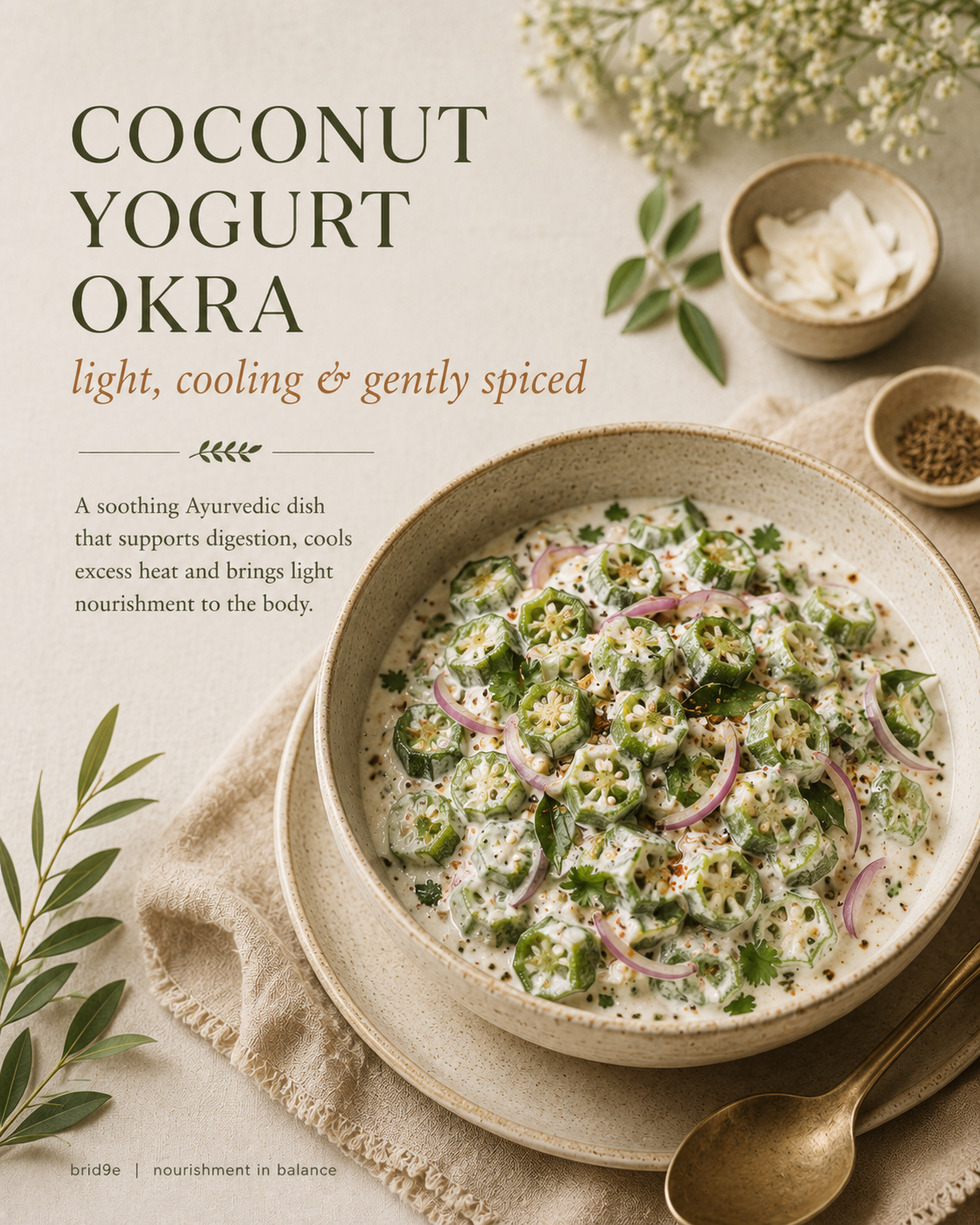 Recipe Coconut Yogurt Okra Recipe Coconut Yogurt Okra